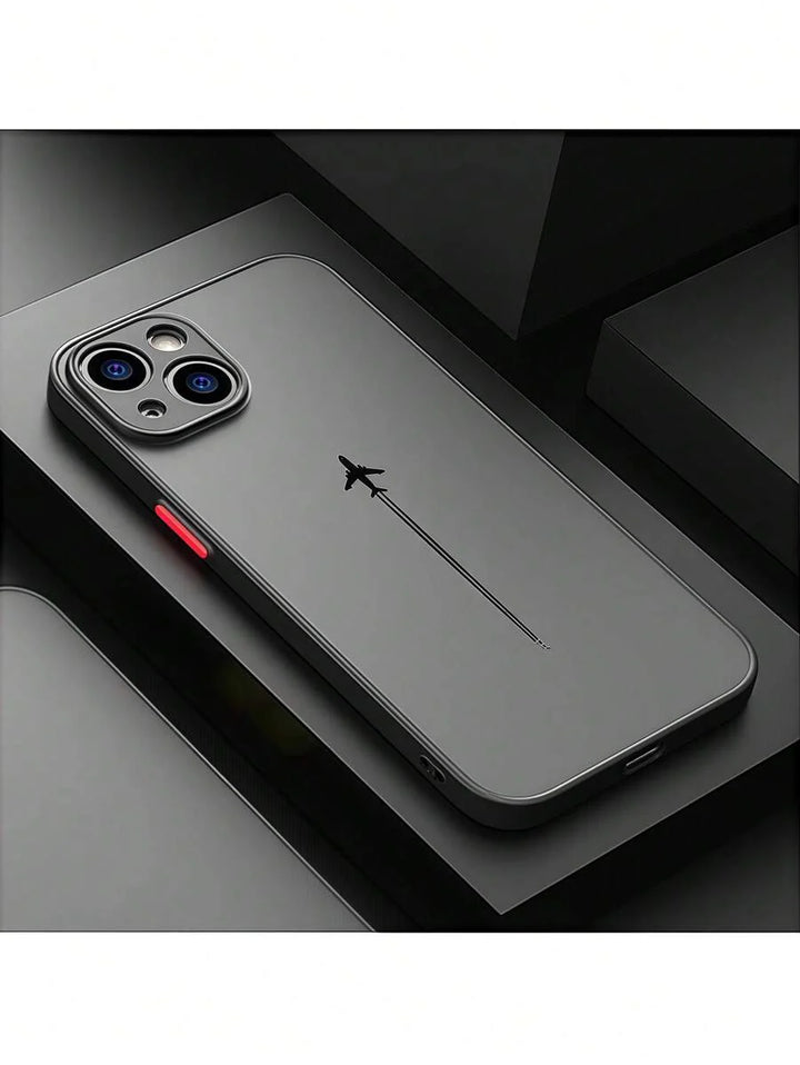 Custom Soft Airplane Print Case – Shockproof & Skin-Friendly for iPhone 11–16 Pro Max