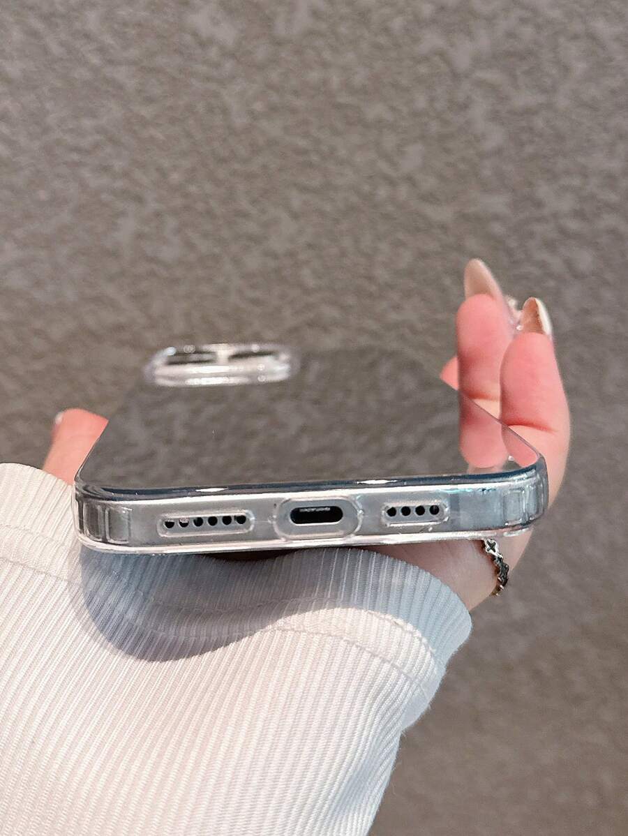 Simple Clear Acrylic Phone Case – Compatible with iPhone 7 to 16 Series (All Models)