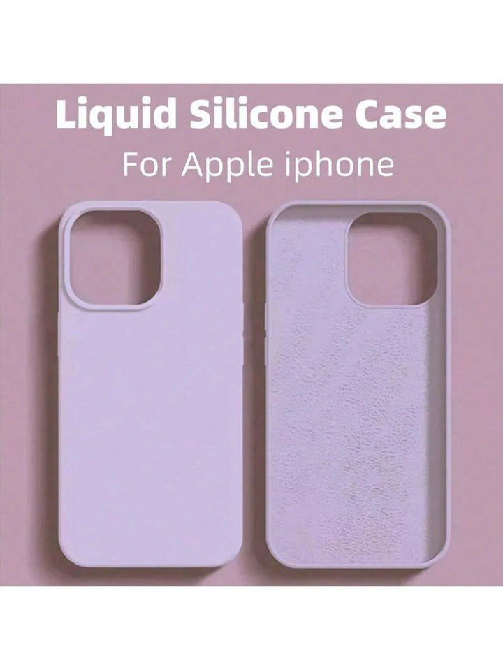 Premium Liquid Silicone Case – Shockproof Cover for iPhone 11–16 Pro Max