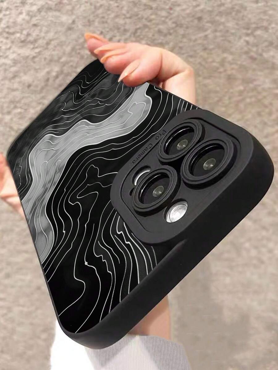 Precision-Cut Colorful Painted Anti-Drop Phone Case – Compatible with iPhone P11–P16 Series, XR, XS, SE2, 7/8G, and Galaxy Models