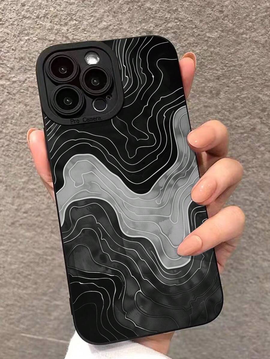 Precision-Cut Colorful Painted Anti-Drop Phone Case – Compatible with iPhone P11–P16 Series, XR, XS, SE2, 7/8G, and Galaxy Models