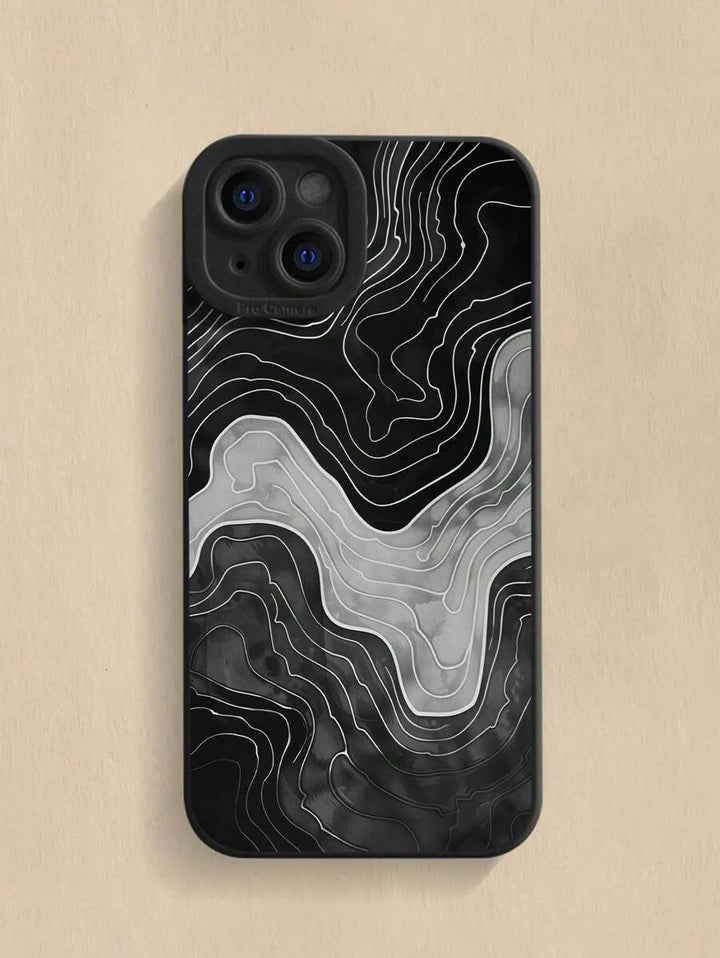 Precision-Cut Colorful Painted Anti-Drop Phone Case – Compatible with iPhone P11–P16 Series, XR, XS, SE2, 7/8G, and Galaxy Models