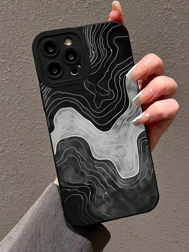 Precision-Cut Colorful Painted Anti-Drop Phone Case – Compatible with iPhone P11–P16 Series, XR, XS, SE2, 7/8G, and Galaxy Models