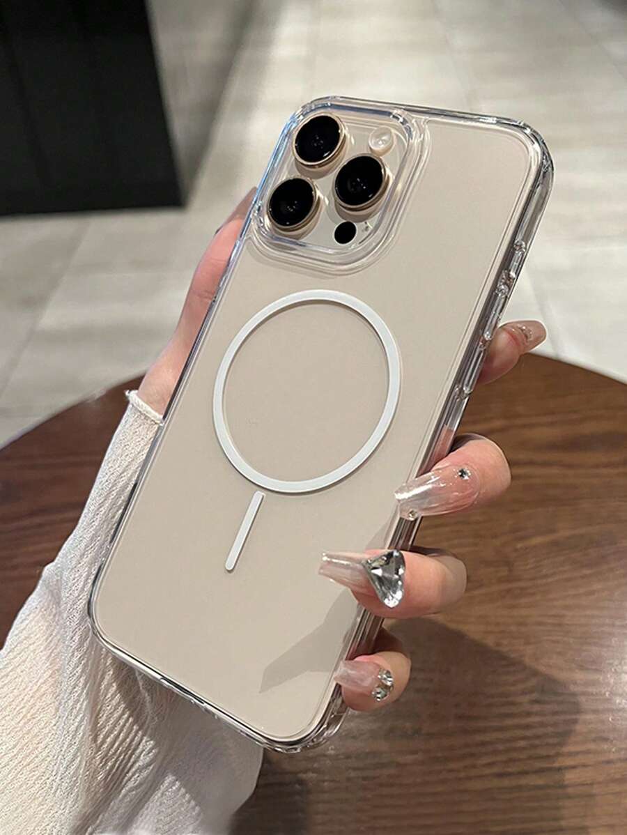 Simple Clear Acrylic Phone Case – Compatible with iPhone 7 to 16 Series (All Models)