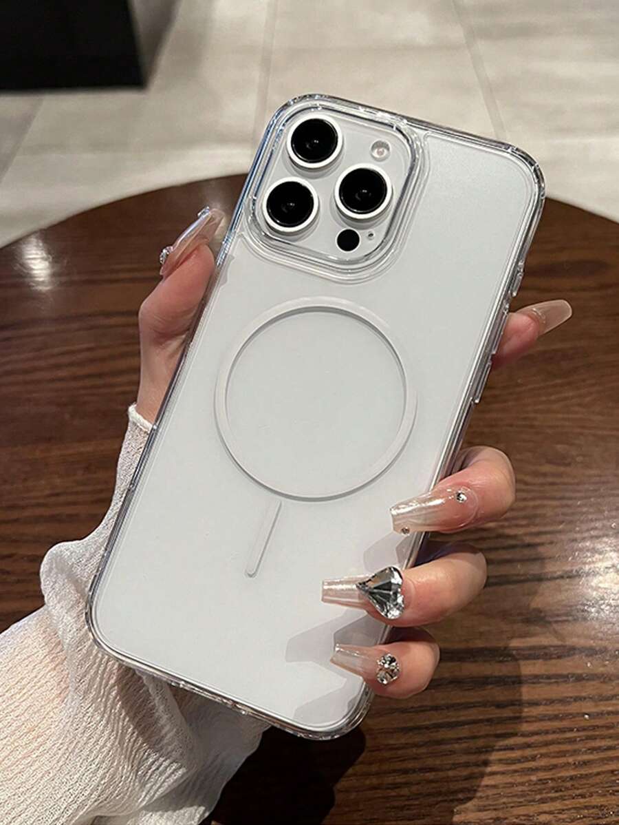 Simple Clear Acrylic Phone Case – Compatible with iPhone 7 to 16 Series (All Models)