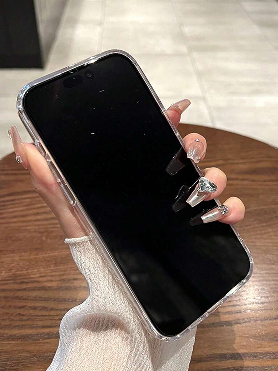 Simple Clear Acrylic Phone Case – Compatible with iPhone 7 to 16 Series (All Models)