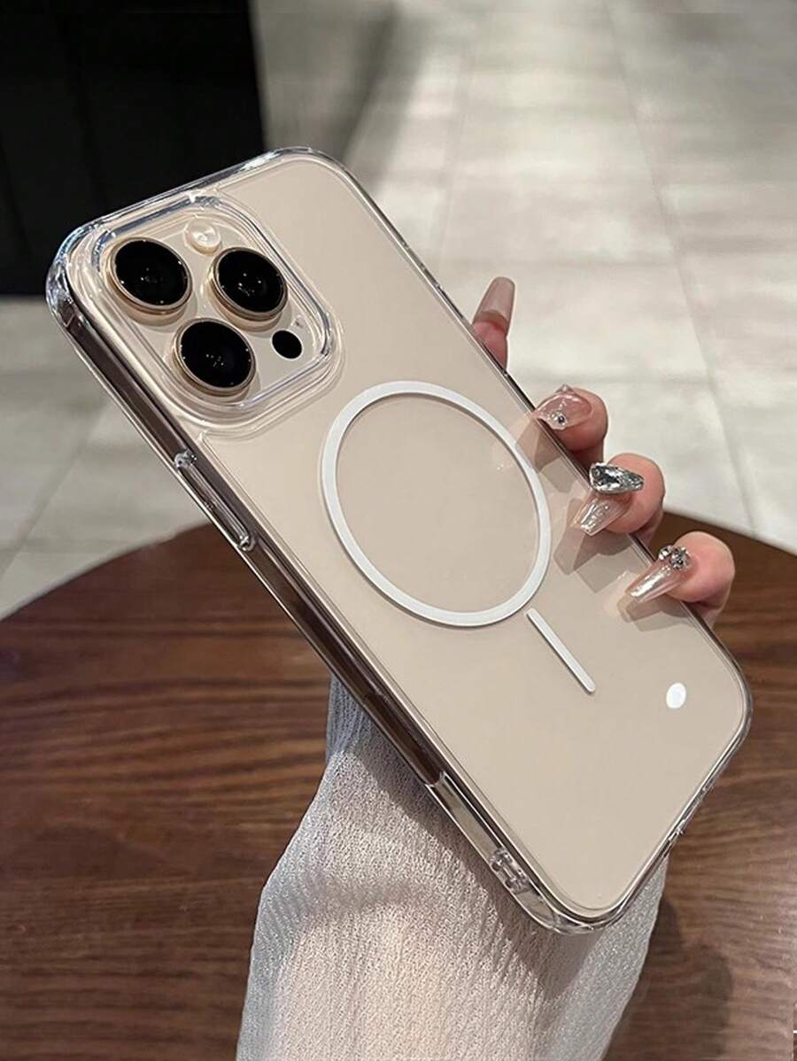 Simple Clear Acrylic Phone Case – Compatible with iPhone 7 to 16 Series (All Models)