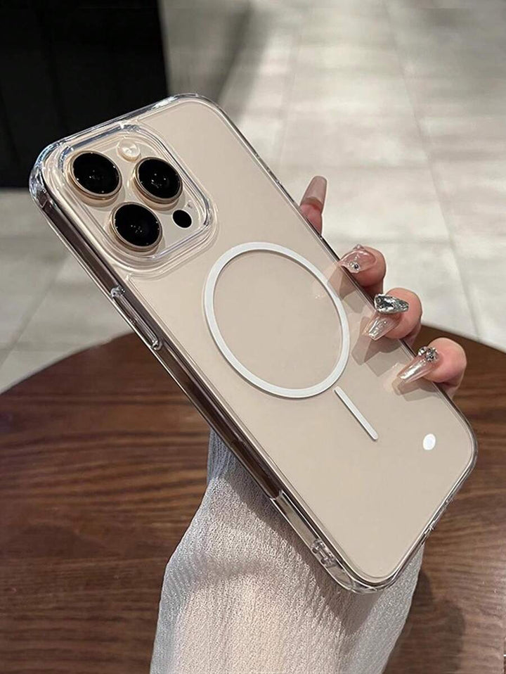 Simple Clear Acrylic Phone Case – Compatible with iPhone 7 to 16 Series (All Models)