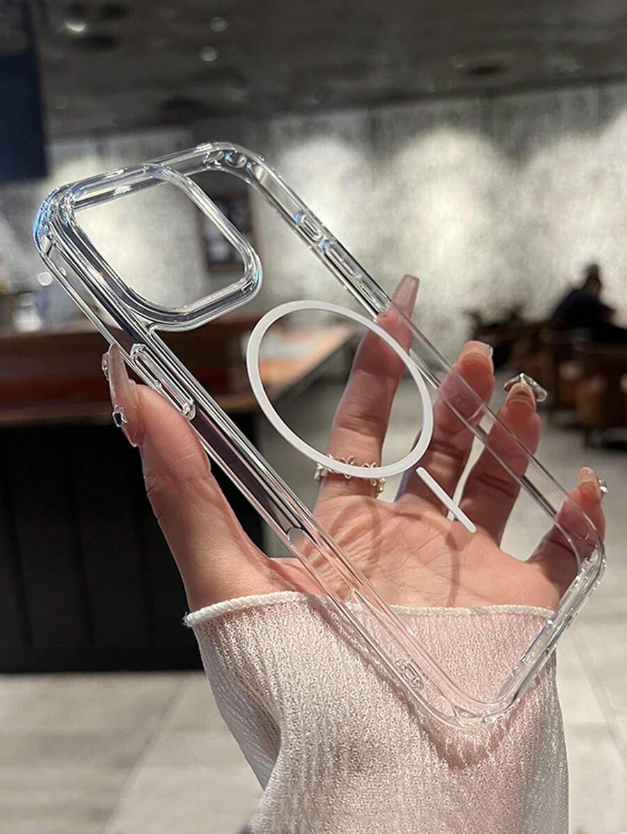 Simple Clear Acrylic Phone Case – Compatible with iPhone 7 to 16 Series (All Models)
