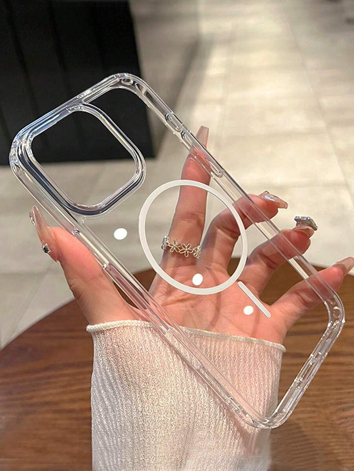 Simple Clear Acrylic Phone Case – Compatible with iPhone 7 to 16 Series (All Models)