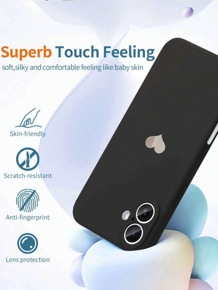 Shockproof Silicone Case – Anti-Fingerprint – Fits iPhone 12–16 Pro Max, S23 Ultra, Redmi Note 11 & OPPO