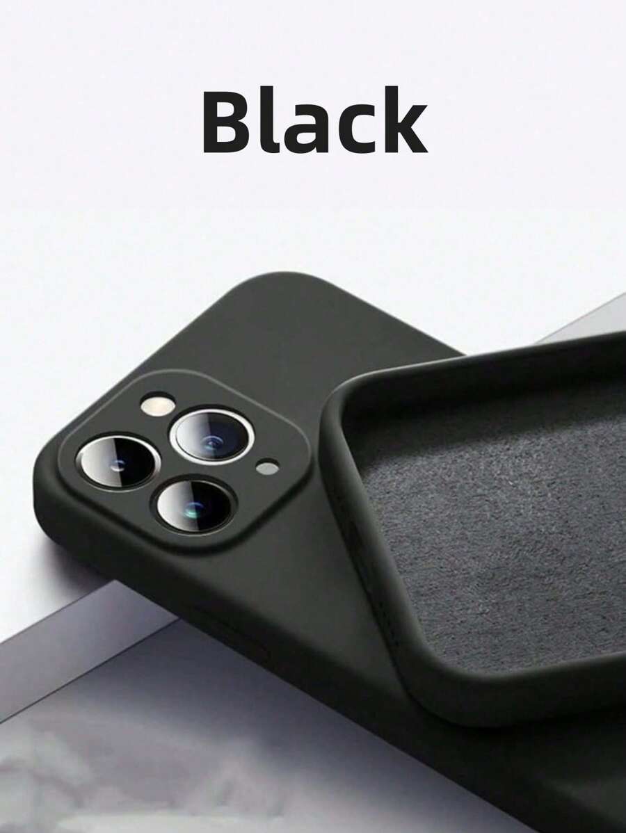 Shockproof Silicone Case – Anti-Fingerprint – Fits iPhone 12–16 Pro Max, S23 Ultra, Redmi Note 11 & OPPO