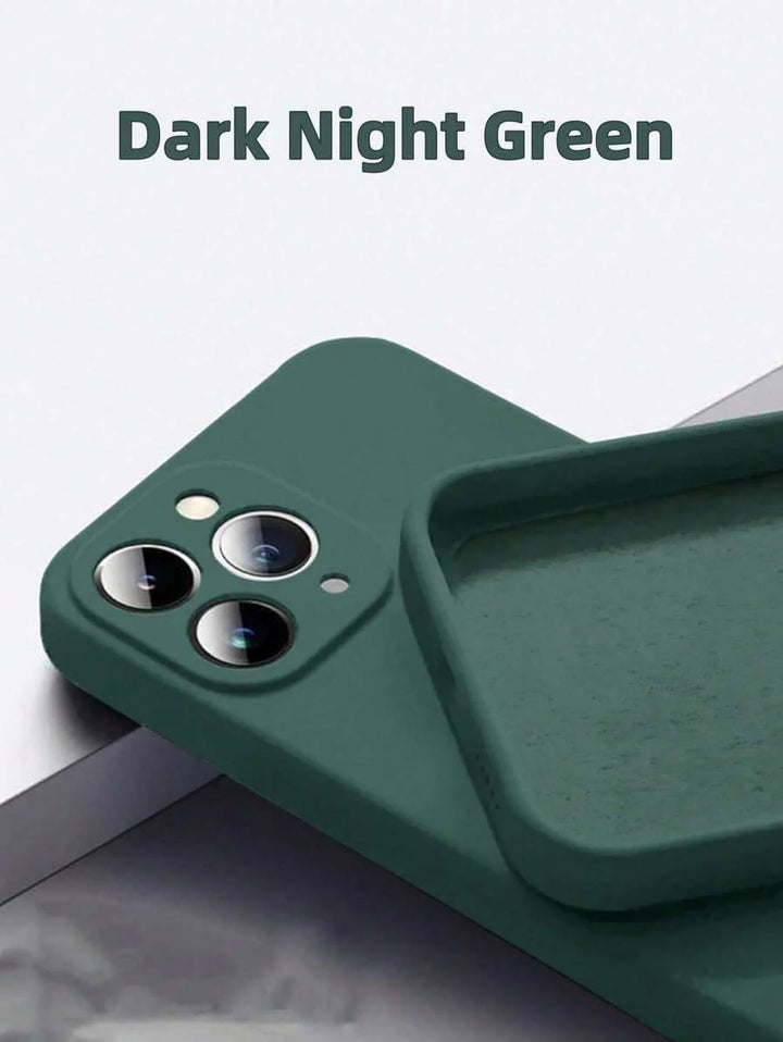 Shockproof Silicone Case – Anti-Fingerprint – Fits iPhone 12–16 Pro Max, S23 Ultra, Redmi Note 11 & OPPO