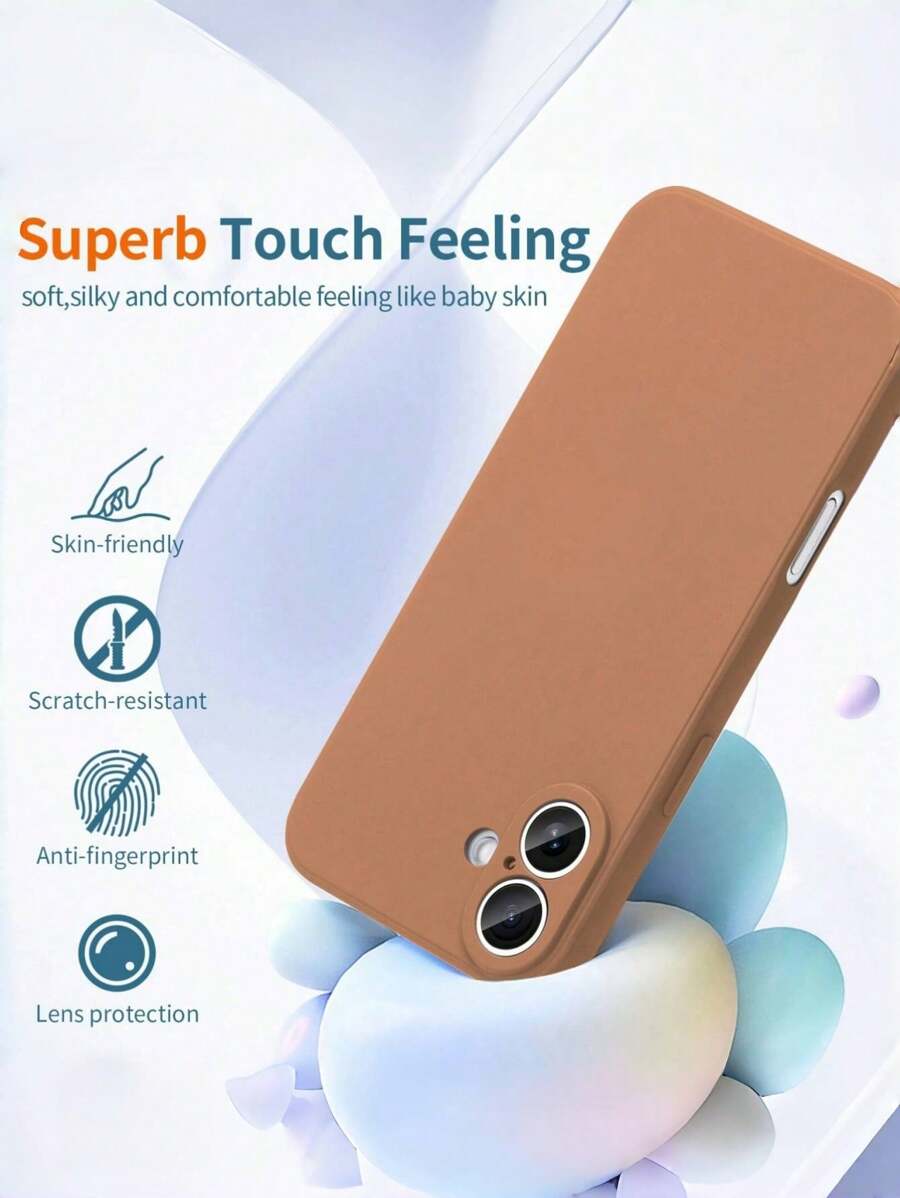 Shockproof Silicone Case – Anti-Fingerprint – Fits iPhone 12–16 Pro Max, S23 Ultra, Redmi Note 11 & OPPO