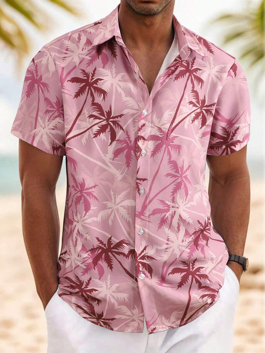 Thomas Tropical Short-Sleeve Beach Shirt for Men