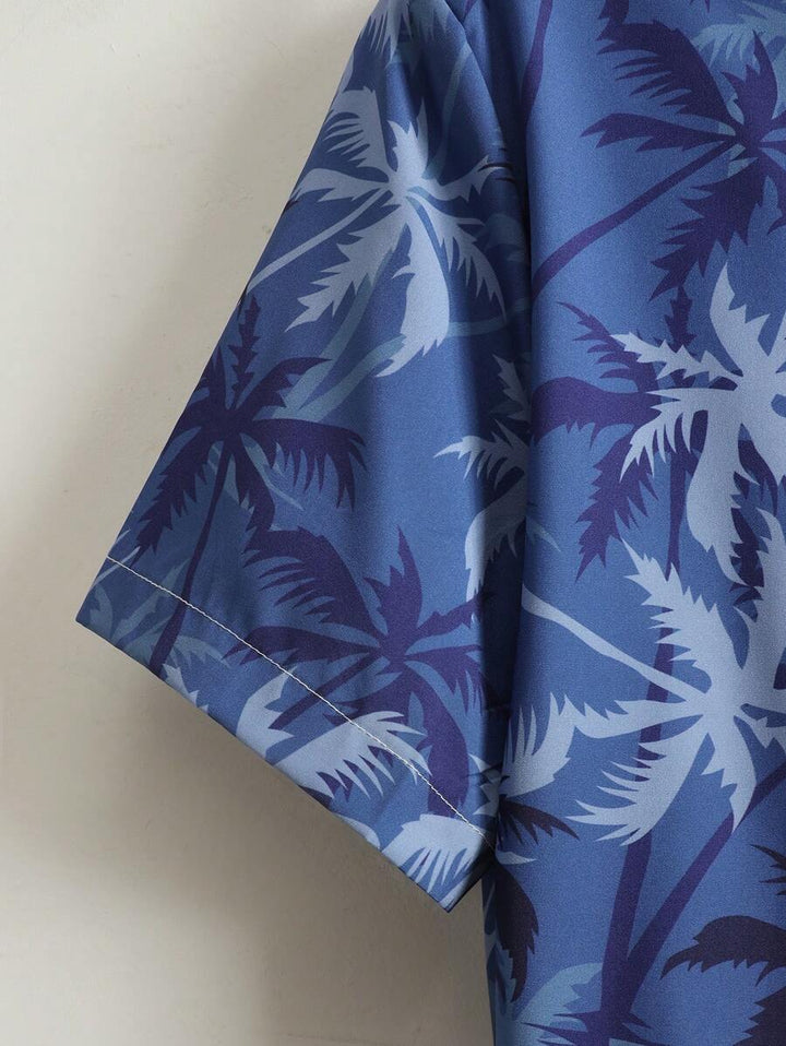 Thomas Tropical Short-Sleeve Beach Shirt for Men