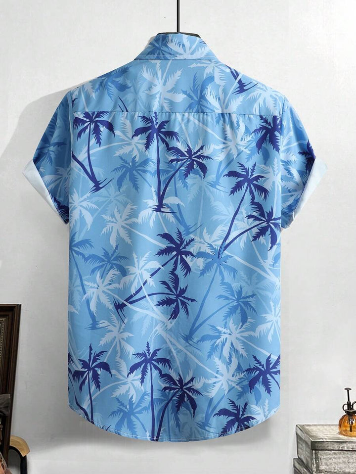 Thomas Tropical Short-Sleeve Beach Shirt for Men
