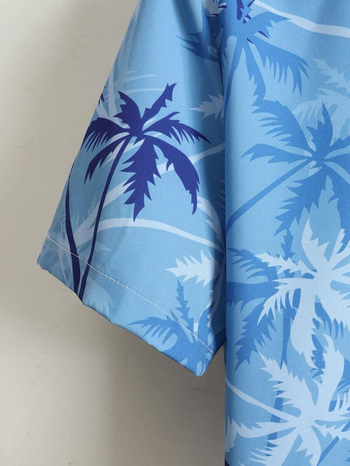 Thomas Tropical Short-Sleeve Beach Shirt for Men