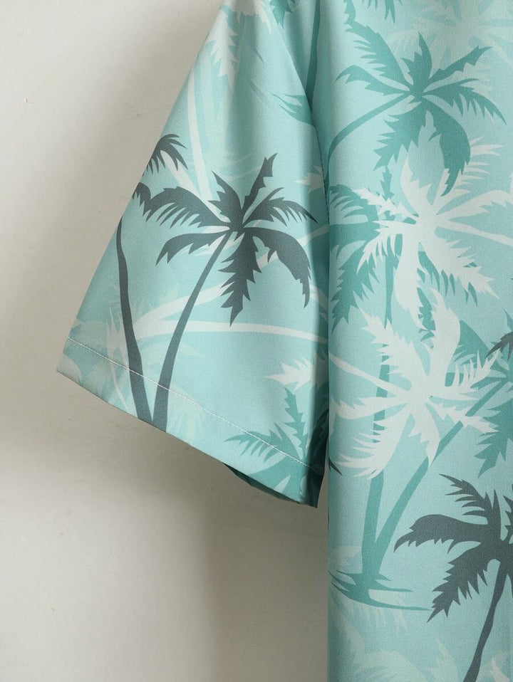 Thomas Tropical Short-Sleeve Beach Shirt for Men
