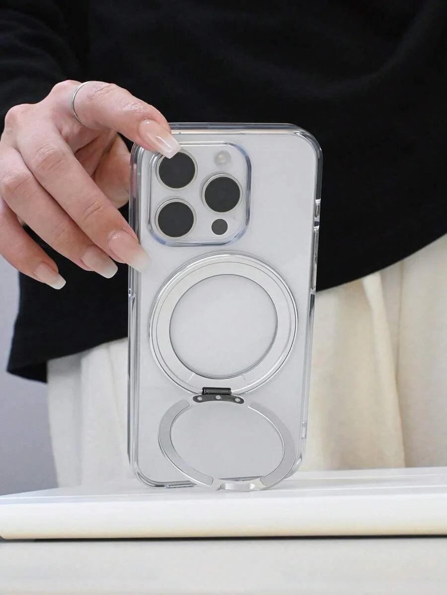 Simple Clear Acrylic Phone Case – Compatible with iPhone 7 to 16 Series (All Models)