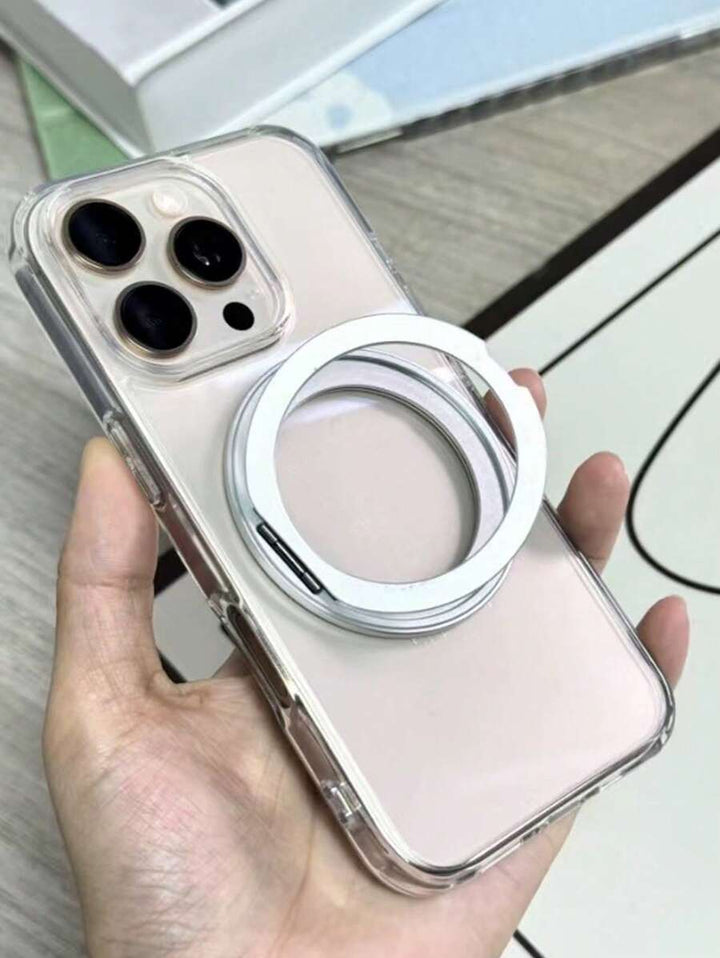 Simple Clear Acrylic Phone Case – Compatible with iPhone 7 to 16 Series (All Models)