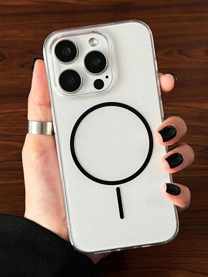 Simple Clear Acrylic Phone Case – Compatible with iPhone 7 to 16 Series (All Models)