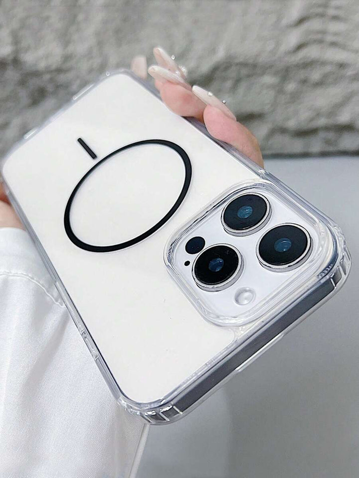 Simple Clear Acrylic Phone Case – Compatible with iPhone 7 to 16 Series (All Models)