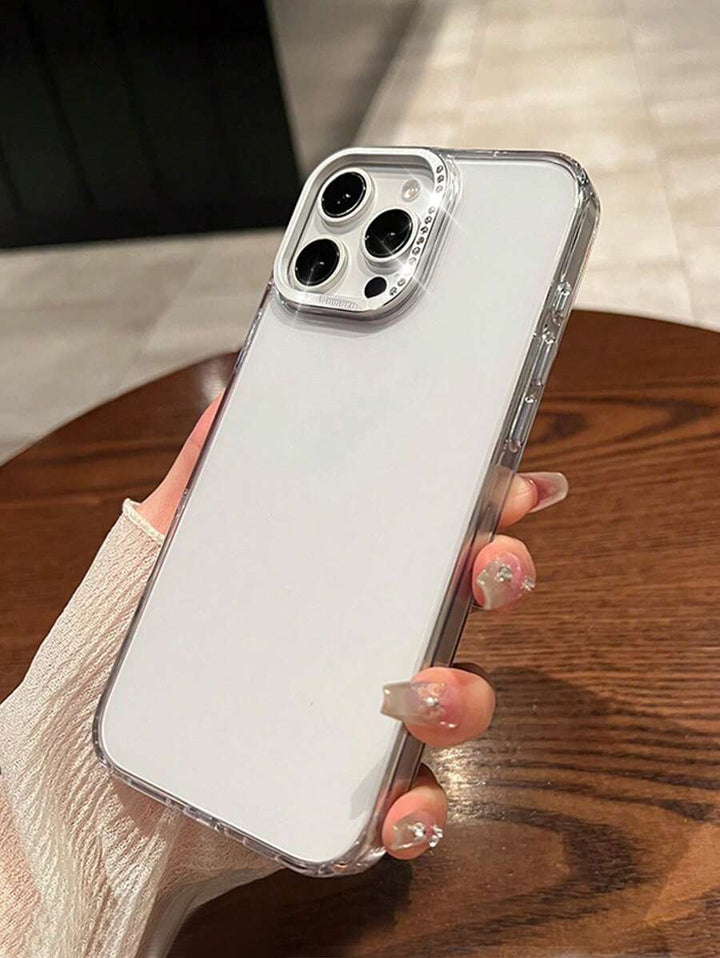 Simple Clear Acrylic Phone Case – Compatible with iPhone 7 to 16 Series (All Models)