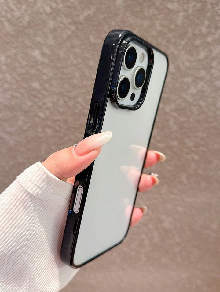 Simple Clear Acrylic Phone Case – Compatible with iPhone 7 to 16 Series (All Models)