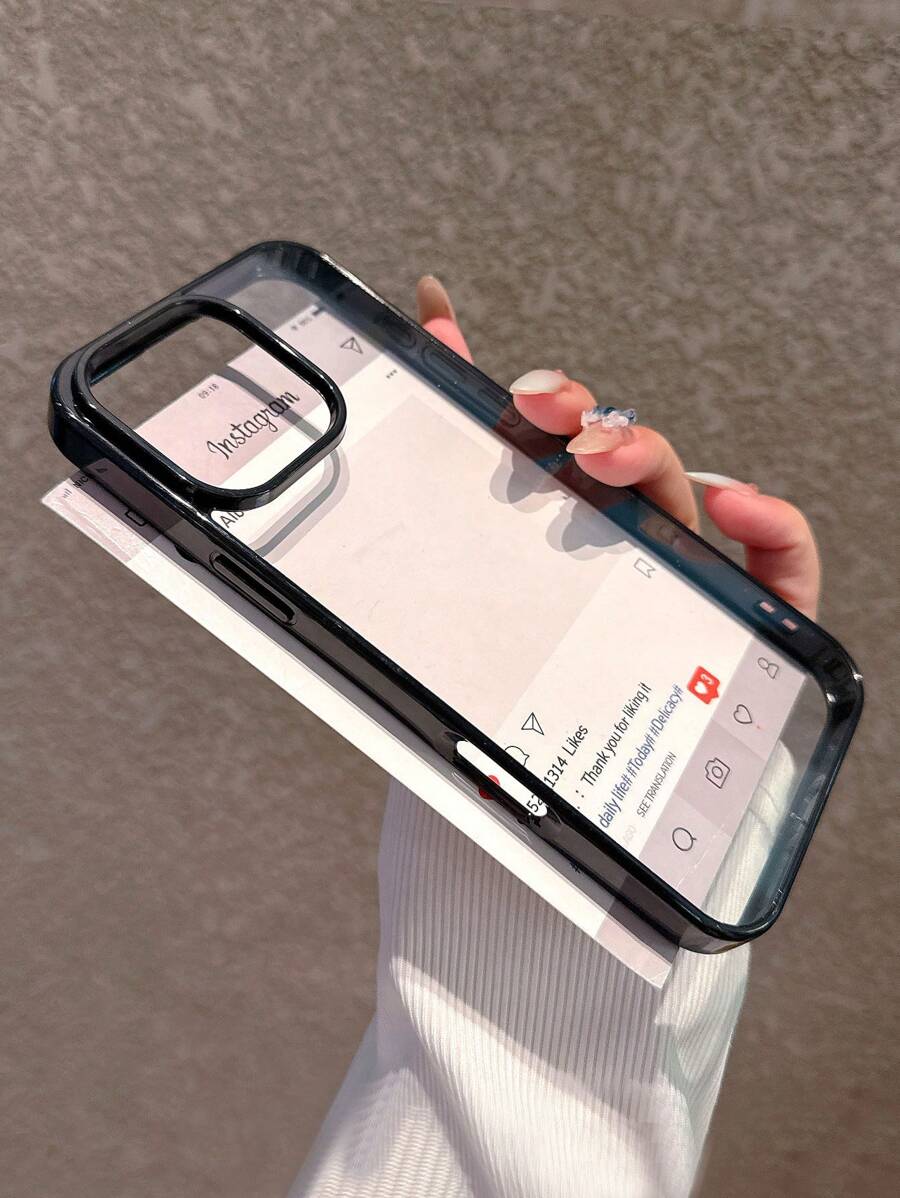 Simple Clear Acrylic Phone Case – Compatible with iPhone 7 to 16 Series (All Models)