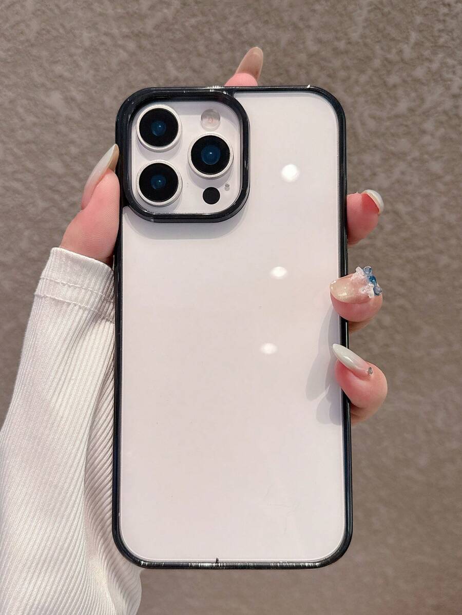 Simple Clear Acrylic Phone Case – Compatible with iPhone 7 to 16 Series (All Models)