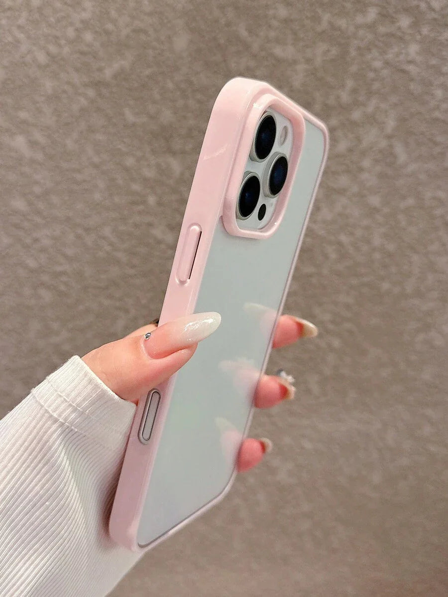 Simple Clear Acrylic Phone Case – Compatible with iPhone 7 to 16 Series (All Models)