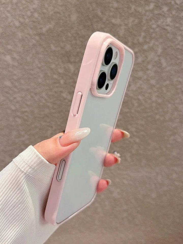Simple Clear Acrylic Phone Case – Compatible with iPhone 7 to 16 Series (All Models)