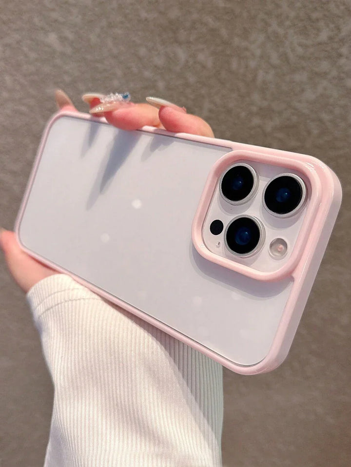Simple Clear Acrylic Phone Case – Compatible with iPhone 7 to 16 Series (All Models)