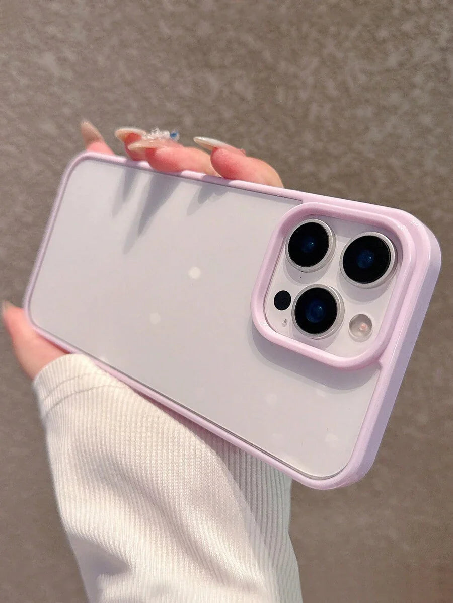 Simple Clear Acrylic Phone Case – Compatible with iPhone 7 to 16 Series (All Models)