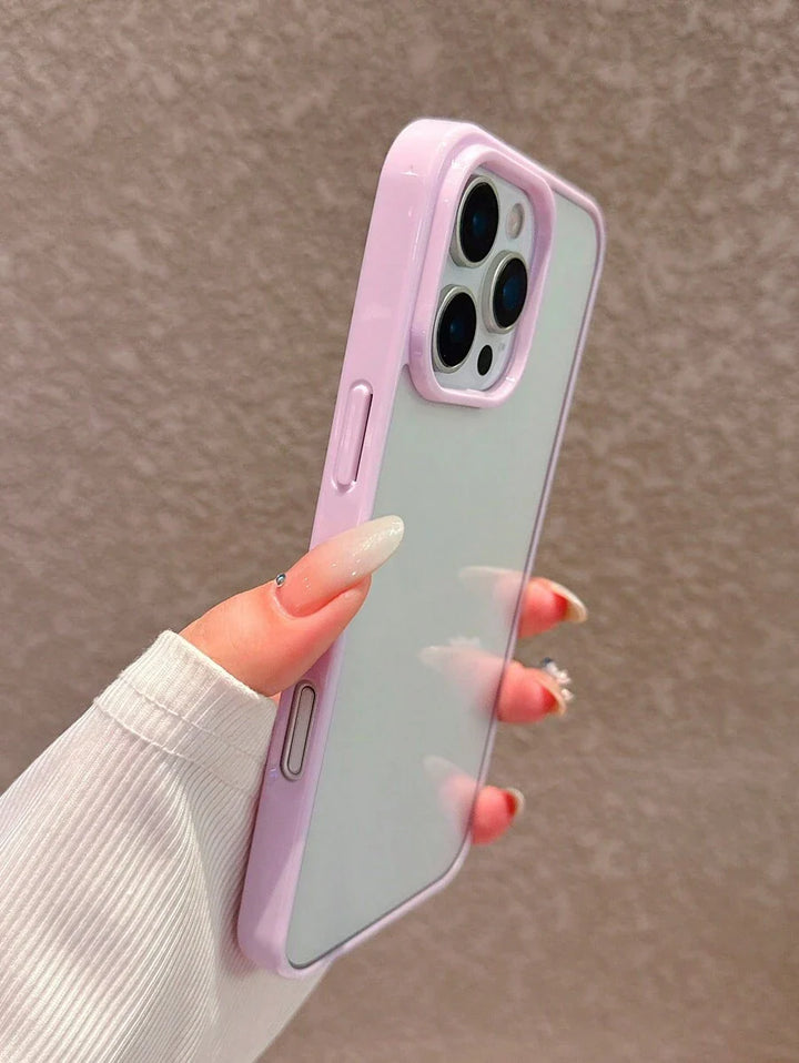 Simple Clear Acrylic Phone Case – Compatible with iPhone 7 to 16 Series (All Models)
