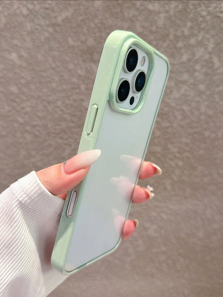 Simple Clear Acrylic Phone Case – Compatible with iPhone 7 to 16 Series (All Models)