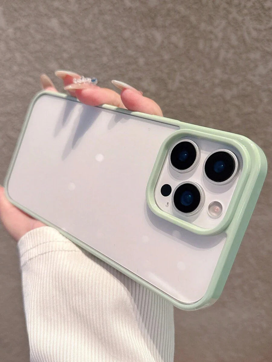 Simple Clear Acrylic Phone Case – Compatible with iPhone 7 to 16 Series (All Models)