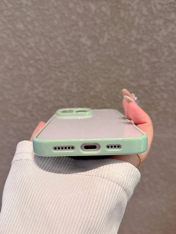 Simple Clear Acrylic Phone Case – Compatible with iPhone 7 to 16 Series (All Models)