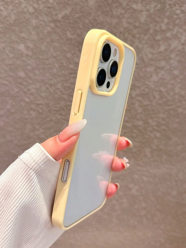 Simple Clear Acrylic Phone Case – Compatible with iPhone 7 to 16 Series (All Models)