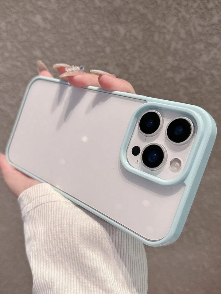 Simple Clear Acrylic Phone Case – Compatible with iPhone 7 to 16 Series (All Models)