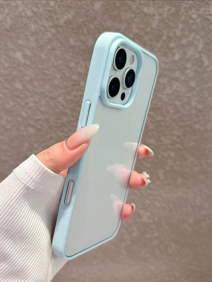 Simple Clear Acrylic Phone Case – Compatible with iPhone 7 to 16 Series (All Models)