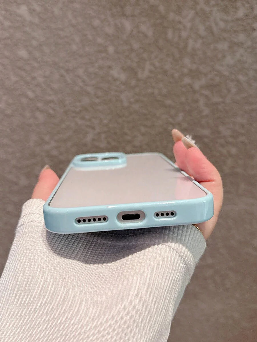 Simple Clear Acrylic Phone Case – Compatible with iPhone 7 to 16 Series (All Models)
