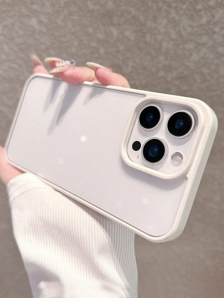 Simple Clear Acrylic Phone Case – Compatible with iPhone 7 to 16 Series (All Models)