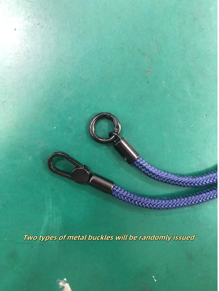 Premium Solid Phone Case with Metal Bead Lanyard – Compatible with iPhone 11–16 Series