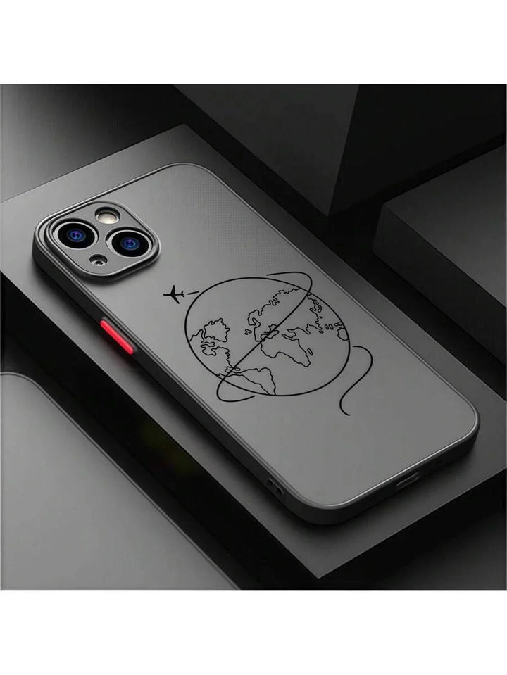 Custom Soft Airplane Print Case – Shockproof & Skin-Friendly for iPhone 11–16 Pro Max
