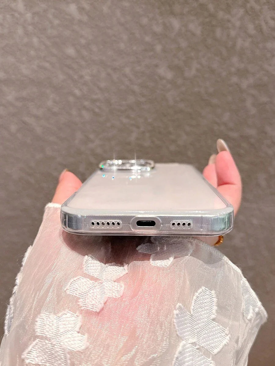 Simple Clear Acrylic Phone Case – Compatible with iPhone 7 to 16 Series (All Models)