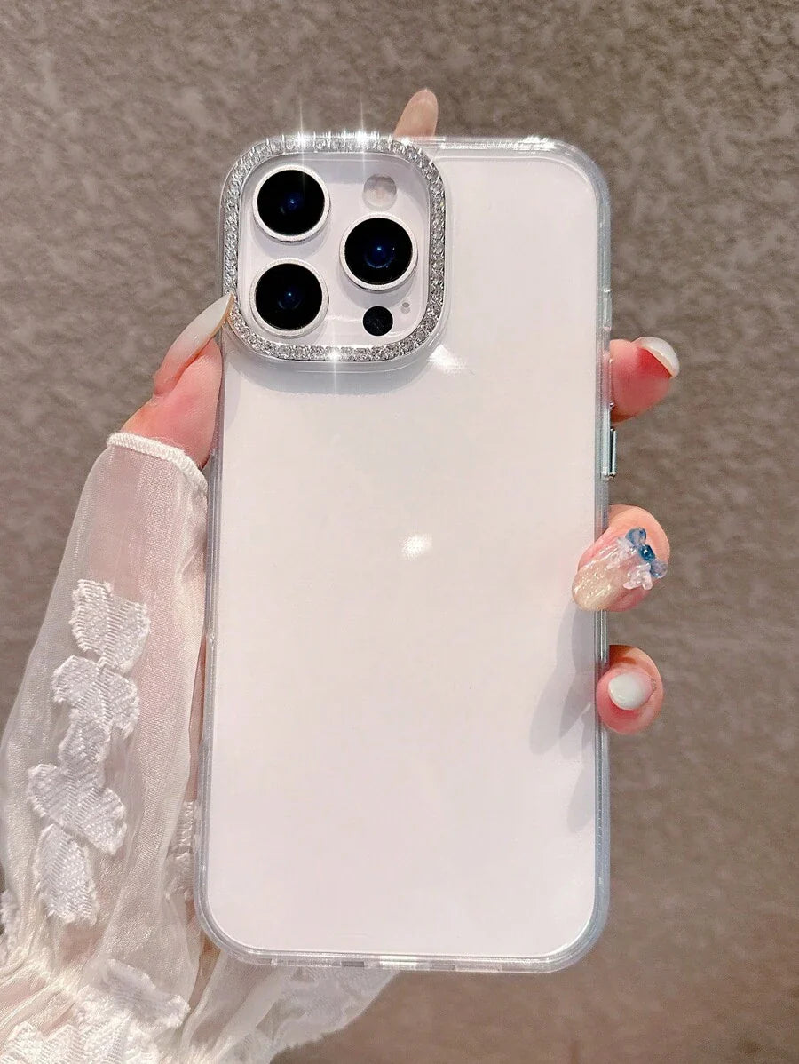 Simple Clear Acrylic Phone Case – Compatible with iPhone 7 to 16 Series (All Models)