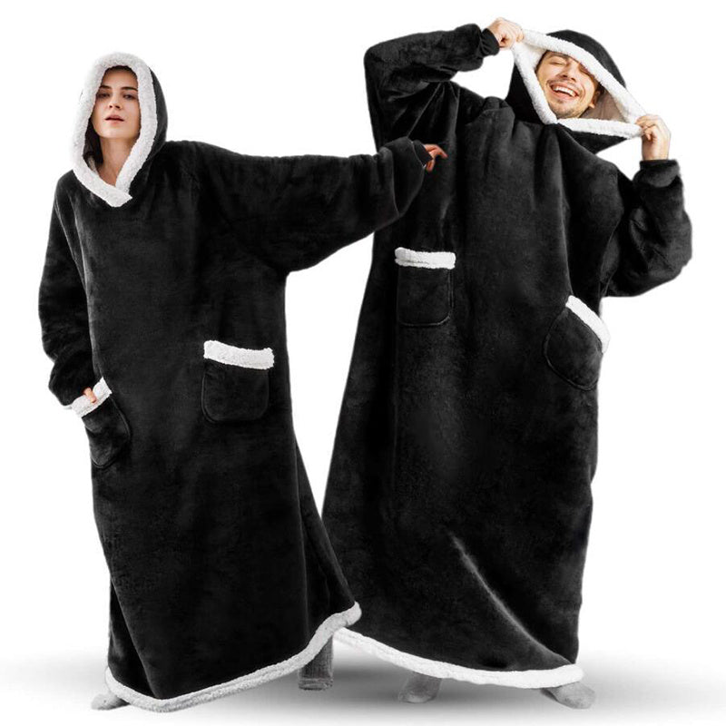 CozyWrap - Casual Unisex Hooded Wearable Blanket