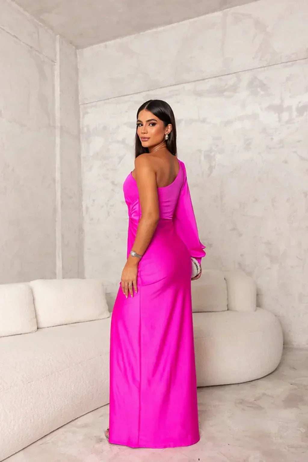 Alisa Elegant Slit Maxi Dress